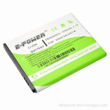 3.7V Mobile Phone Battery with 1,550mAh Capacity for Samsung Galaxy W s5820
